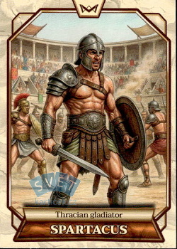 Spartacus Thracian gladiator World's Monarchs Series 2 2026 #160
