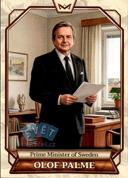 Olof Palme Prime Minister of Sweden World's Monarchs Series 2 2026 #182