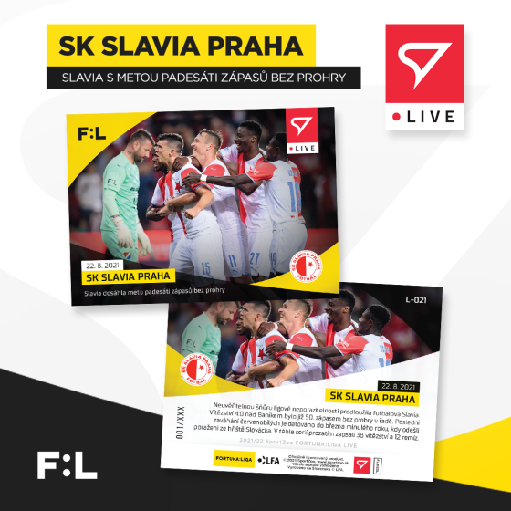 Slavia 50 zápasů bez prohra FORTUNA:LIGA 2021/22 LIVE /158 #L-021