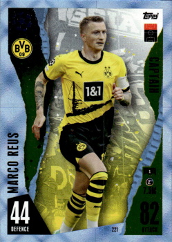 Marco Reus Borussia Dortmund 2023/24 Topps Match Attax UEFA ChL Crystal Parallel #221