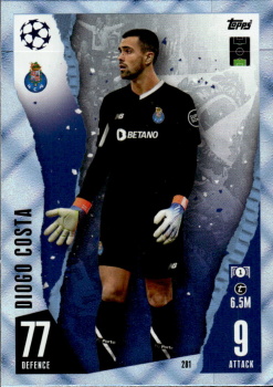 Diogo Costa FC Porto 2023/24 Topps Match Attax UEFA ChL Crystal Parallel #281