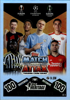 Topps Heritage 2023/24 Topps Match Attax UEFA ChL Limited Edition #LE03