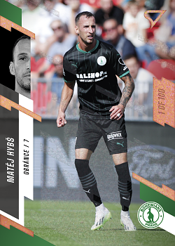 Matej Hybs Bohemians Praha SportZoo FORTUNA:LIGA 2023/24 1. serie Cooper /100 #45