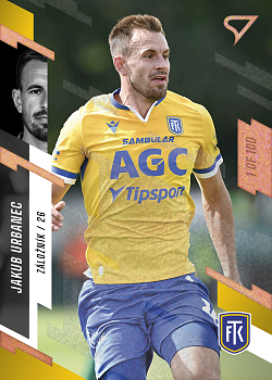 Jakub Urbanec Teplice SportZoo FORTUNA:LIGA 2023/24 1. serie Cooper /100 #146