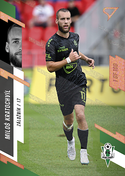 Milos Kratochvil Jablonec SportZoo FORTUNA:LIGA 2023/24 1. serie Cooper /100 #156