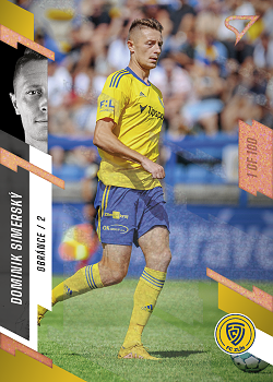 Dominik Simersky Zlin SportZoo FORTUNA:LIGA 2023/24 1. serie Cooper /100 #179