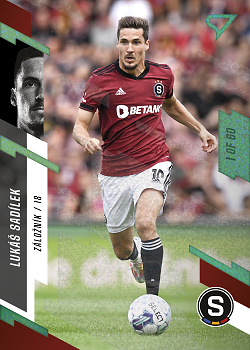Lukas Sadilek Sparta Praha SportZoo FORTUNA:LIGA 2023/24 1. serie Green /60 #11