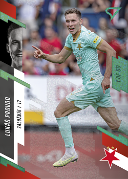 Lukas Provod Slavia Praha SportZoo FORTUNA:LIGA 2023/24 1. serie Green /60 #23