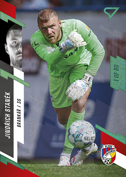 Jindrich Stanek Viktoria Plzen SportZoo FORTUNA:LIGA 2023/24 1. serie Green /60 #31