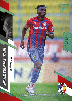 Ibrahim Benjamin Traore Viktoria Plzen SportZoo FORTUNA:LIGA 2023/24 1. serie Green /60 #38