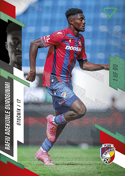 Rafiu Adekunle Durosinmi Viktoria Plzen SportZoo FORTUNA:LIGA 2023/24 1. serie Green /60 #40