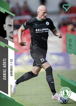 Daniel Kostl Bohemians Praha SportZoo FORTUNA:LIGA 2023/24 1. serie Green /60 #46