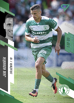 Jan Kovarik Bohemians Praha SportZoo FORTUNA:LIGA 2023/24 1. serie Green /60 #50