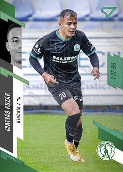 Matyas Kozak Bohemians Praha SportZoo FORTUNA:LIGA 2023/24 1. serie Green /60 #52