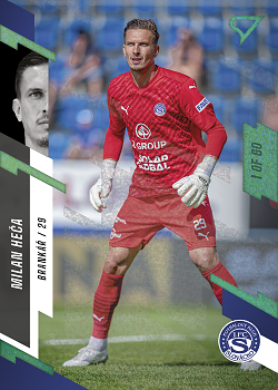Milan Heca Slovacko SportZoo FORTUNA:LIGA 2023/24 1. serie Green /60 #55