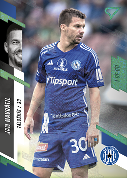 Jan Navratil Sigma Olomouc SportZoo FORTUNA:LIGA 2023/24 1. serie Green /60 #73