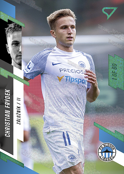 Christian Frydek Liberec SportZoo FORTUNA:LIGA 2023/24 1. serie Green /60 #86