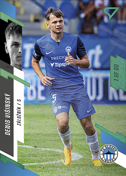 Denis Visinsky Liberec SportZoo FORTUNA:LIGA 2023/24 1. serie Green /60 #88
