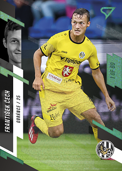 Frantisek Cech Hradec Kralove SportZoo FORTUNA:LIGA 2023/24 1. serie Green /60 #92
