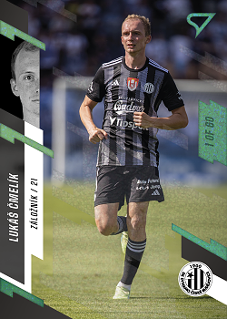 Lukas Cmelik Ceske Budejovice SportZoo FORTUNA:LIGA 2023/24 1. serie Green /60 #120