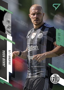Jakub Hora Ceske Budejovice SportZoo FORTUNA:LIGA 2023/24 1. serie Green /60 #122
