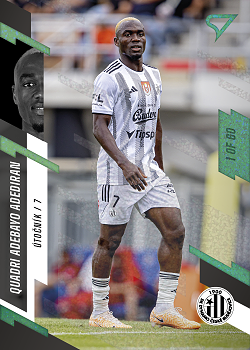 Quadri Adebayo Adediran Ceske Budejovice SportZoo FORTUNA:LIGA 2023/24 1. serie Green /60 #124