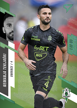 Nemanja Tekijaski Jablonec SportZoo FORTUNA:LIGA 2023/24 1. serie Green /60 #154
