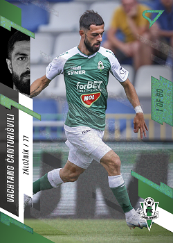 Vachtang Canturisvili Jablonec SportZoo FORTUNA:LIGA 2023/24 1. serie Green /60 #155