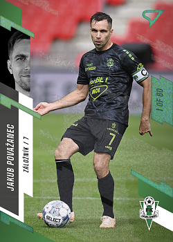 Jakub Povazanec Jablonec SportZoo FORTUNA:LIGA 2023/24 1. serie Green /60 #157