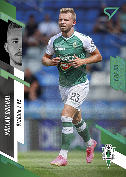 Vaclav Drchal Jablonec SportZoo FORTUNA:LIGA 2023/24 1. serie Green /60 #160