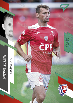 Michal Surzyn Pardubice SportZoo FORTUNA:LIGA 2023/24 1. serie Green /60 #166
