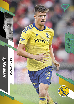 Jakub Kolar Zlin SportZoo FORTUNA:LIGA 2023/24 1. serie Green /60 #178
