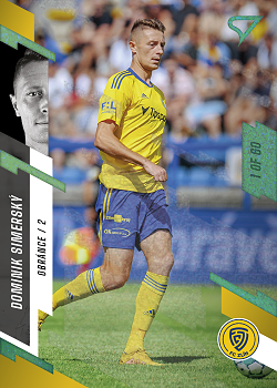 Dominik Simersky Zlin SportZoo FORTUNA:LIGA 2023/24 1. serie Green /60 #179
