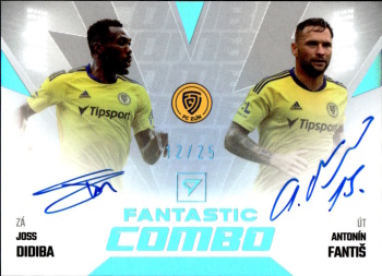Didiba - Fantis Zlin SportZoo FORTUNA:LIGA 2023/24 1. serie Fantastic Combo Auto /25 #FCS-DF