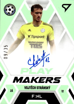 Vojtech Stransky Varnsdorf SportZoo FORTUNA:LIGA 2023/24 1. serie F:NL Playmakers Auto /35 #NLS-VS