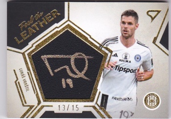 Lukas Vrastil Sigma Olomouc SportZoo FORTUNA:LIGA 2023/24 1. serie Feel the Leather /15 #FL-LV