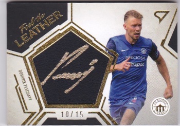 Dominik Plechaty Liberec SportZoo FORTUNA:LIGA 2023/24 1. serie Feel the Leather /15 #FL-DP