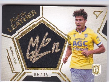 Mohamed Yasser Teplice SportZoo FORTUNA:LIGA 2023/24 1. serie Feel the Leather /15 #FL-MY