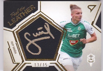 Filip Soucek Jablonec SportZoo FORTUNA:LIGA 2023/24 1. serie Feel the Leather /15 #FL-FS