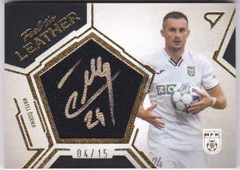 Matej Curma Karvina SportZoo FORTUNA:LIGA 2023/24 1. serie Feel the Leather /15 #FL-MC