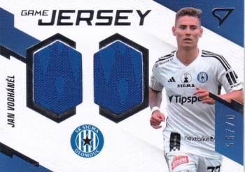 Jan Vodhanel Sigma Olomouc SportZoo FORTUNA:LIGA 2023/24 1. serie Game Jersey /70 #GJ-JV