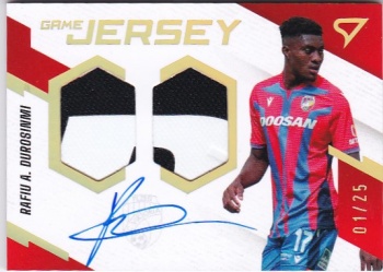 Rafiu A. Durosinmi Viktoria Plzen SportZoo FORTUNA:LIGA 2023/24 1. serie Game Jersey Auto /25 #GJS-RD