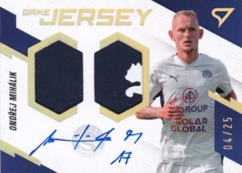 Ondrej Mihalik Slovacko SportZoo FORTUNA:LIGA 2023/24 1. serie Game Jersey Auto /25 #GJS-OM