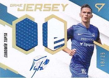 Lubomir Tupta Liberec SportZoo FORTUNA:LIGA 2023/24 1. serie Game Jersey Auto /25 #GJS-LT
