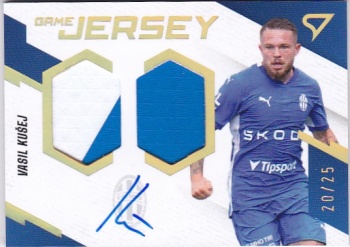 Vasil Kusej Mlada Boleslav SportZoo FORTUNA:LIGA 2023/24 1. serie Game Jersey Auto /25 #GJS-VK
