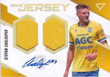Stepan Chaloupek Teplice SportZoo FORTUNA:LIGA 2023/24 1. serie Game Jersey Auto /25 #GJS-SC