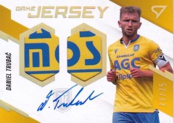 Daniel Trubac Teplice SportZoo FORTUNA:LIGA 2023/24 1. serie Game Jersey Auto /25 #GJS-DT