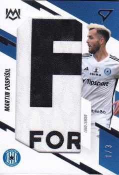Martin Pospisil Sigma Olomouc SportZoo FORTUNA:LIGA 2023/24 1. serie Unique Mark #UM-MP