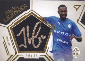Lamin Jawo Mlada Boleslav SportZoo FORTUNA:LIGA 2023/24 1. serie Feel the Leather /15 #FL-LJ