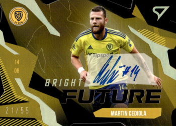 Martin Cedidla Zlin SportZoo FORTUNA:LIGA 2023/24 1. serie Bright Future Auto /55 #BFS-MC